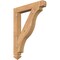 Ekena Millwork Funston Arts & Crafts Smooth Bracket, Western Red Cedar, 3 1/2"W x 26"D x 34"H BKT04X26X34FST03SWR - alternate 1
